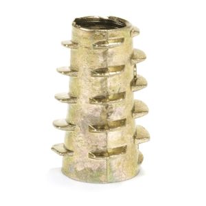 Insert en Zinc pour Bois M6x18x11mm (Unité)