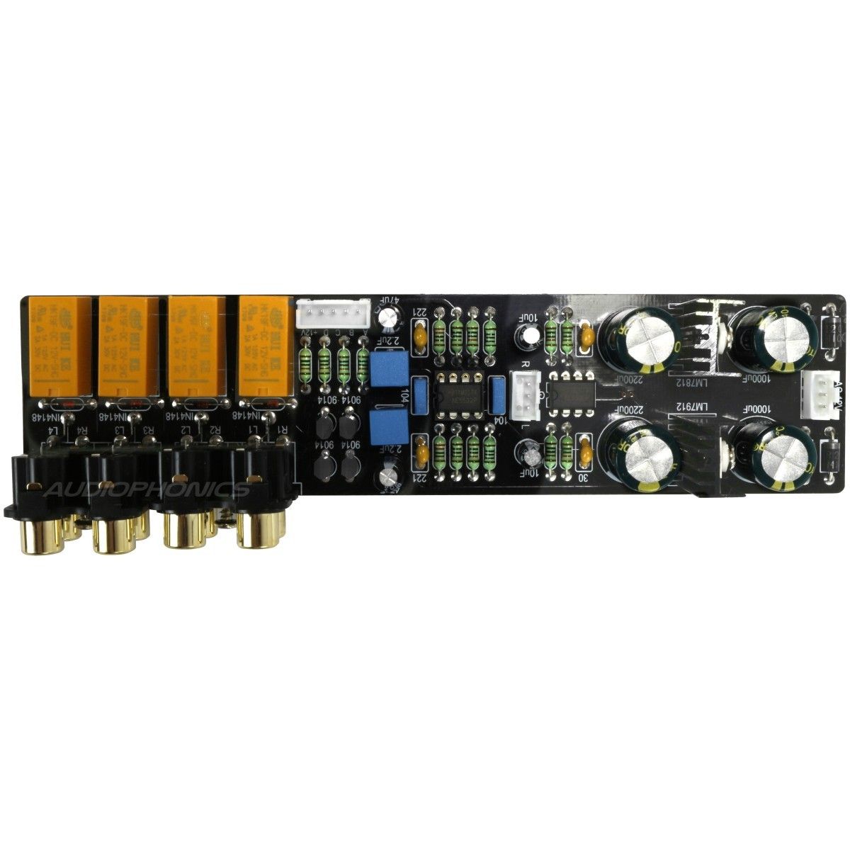 Module preamplifier 2x NE5532 4 entries