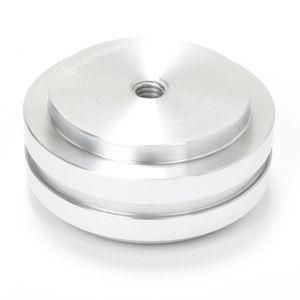Pied Aluminium Anodisé Ø30x14mm Argent