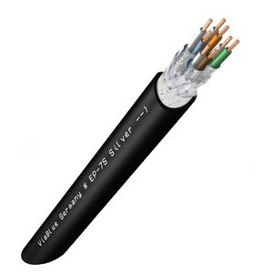 Viablue EP-7S Câble Ethernet Solid Core Cuivre OFC Argent Ø9.0mm