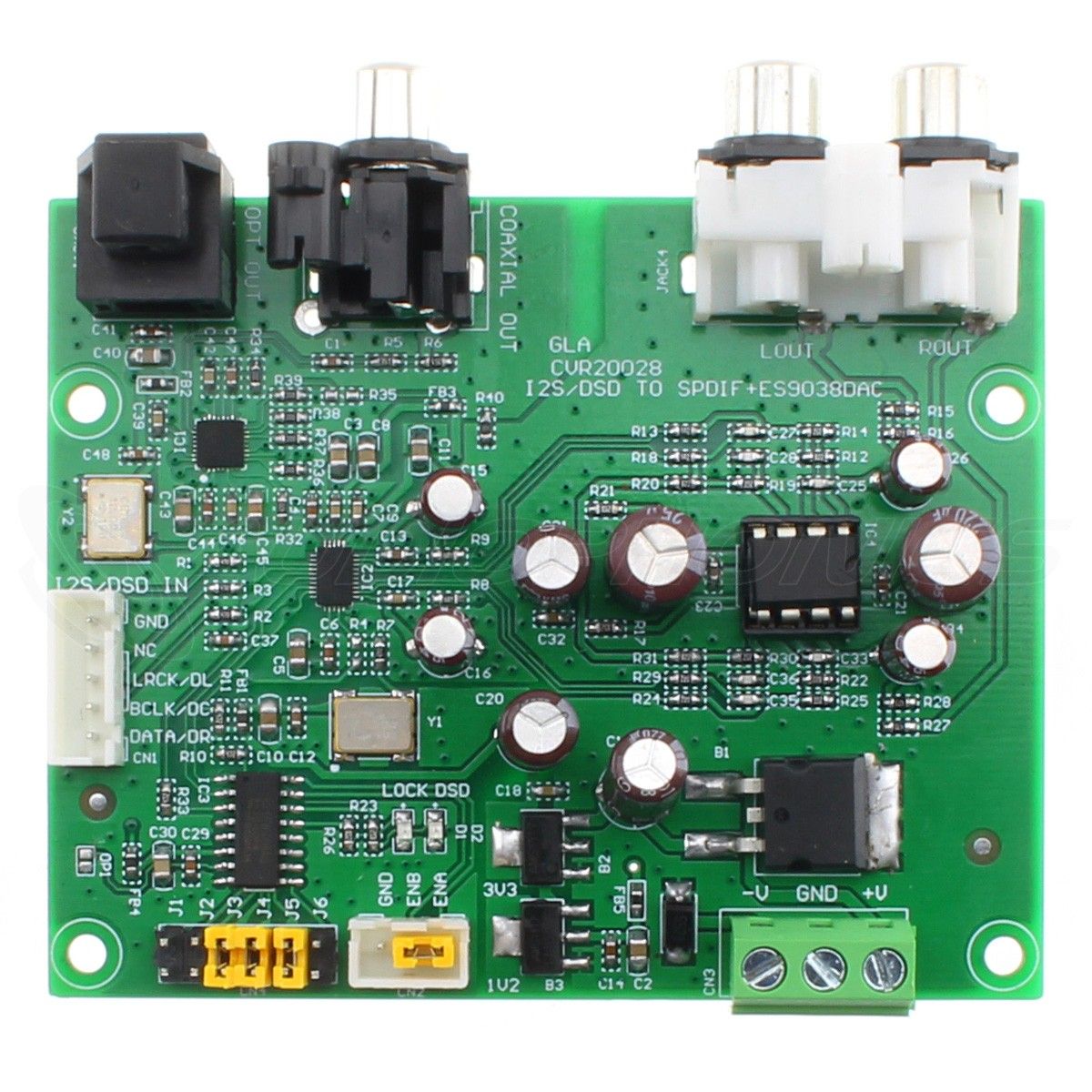Module Interface / DAC ES9038Q2M I2S vers SPDIF / RCA