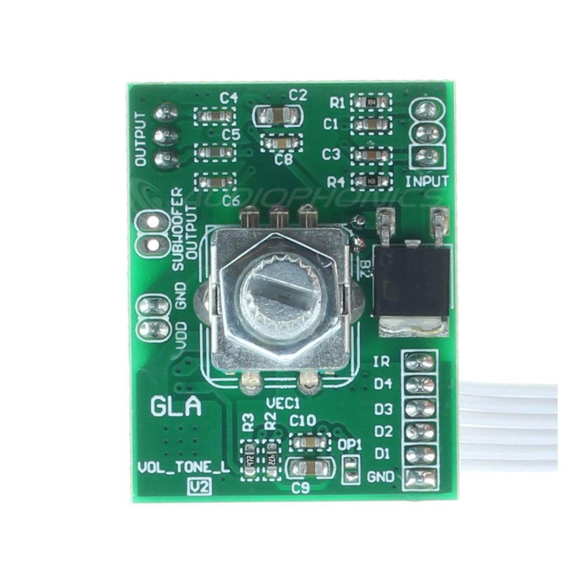 GLA Module Contrôle de Volume 50kOhm avec Encodeur / Afficheur / Télécommande