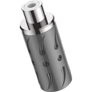 VIBORG VC303R Connecteur RCA Femelle Cuivre Plaqué Argent / Rhodium Ø8.5mm