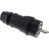 ABL HIGHTECH Connecteur Secteur Schuko Type E/F 16A IP54 Ø12.5mm Noir