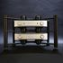 AUDIO BASTION DX-3 Meuble HiFi 3 Étages Acier Inoxydable 388x298x380mm Noir