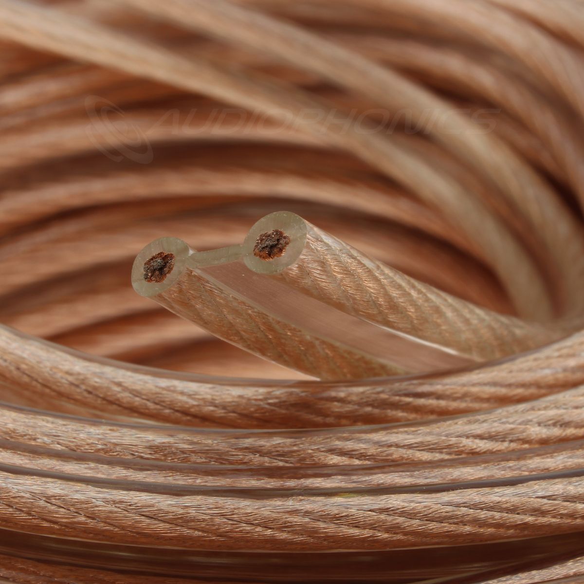 AUDIOPHONICS Câble Haut-Parleur Cuivre OFC 2x6mm²
