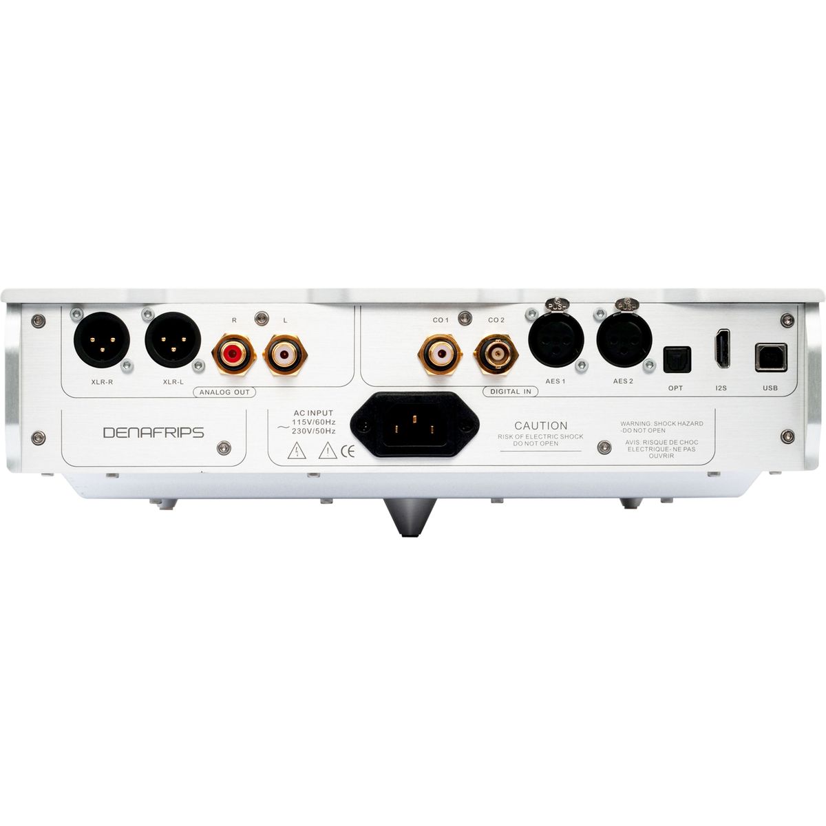 DENAFRIPS PONTUS 15TH DAC R2R NOS Symétrique 1536kHz DSD1024 Argent
