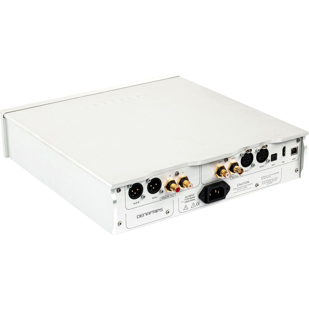 DENAFRIPS PONTUS 15TH DAC R2R NOS Symétrique 1536kHz DSD1024 Argent