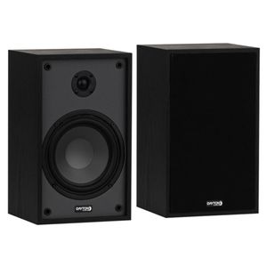 Dayton Audio Classic B65 Enceintes Bibliothèque 40W 6 ohm 85dB 55Hz-20kHz Noir (La paire)