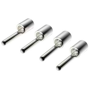 VIBORG VP202-AG Fiches Banane Argent Pur Ø3.3mm (Set x4)