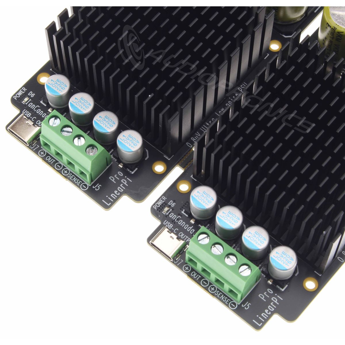 IAN CANADA LinearPi Pro Dual Module Alimentation linéaire double à ultra faible bruit 5V + 3.3V 5A