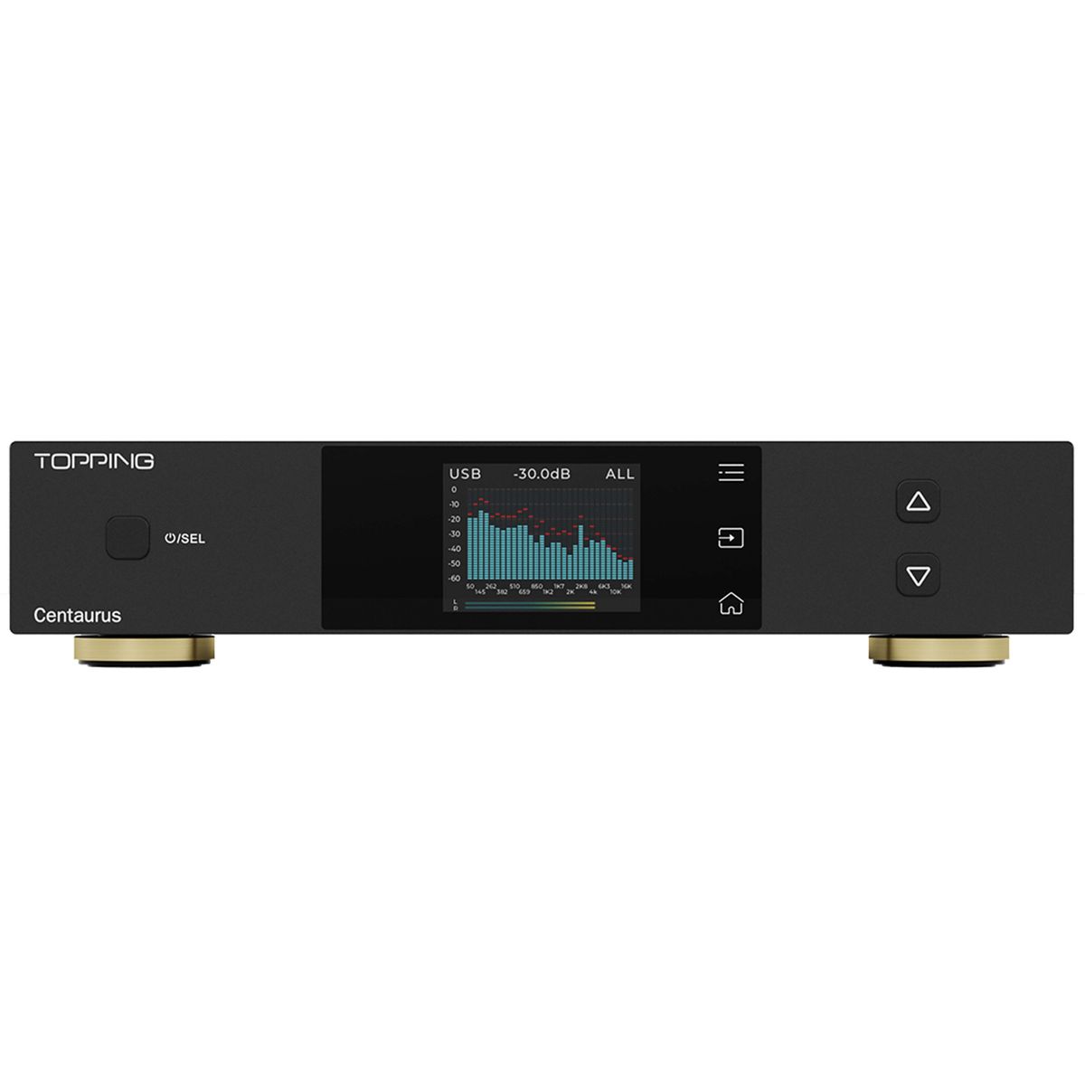 TOPPING CENTAURUS DAC R2R Symétrique XMOS XU316 Bluetooth 5.1 LDAC PCM 32bit 768kHz DSD512 Noir
