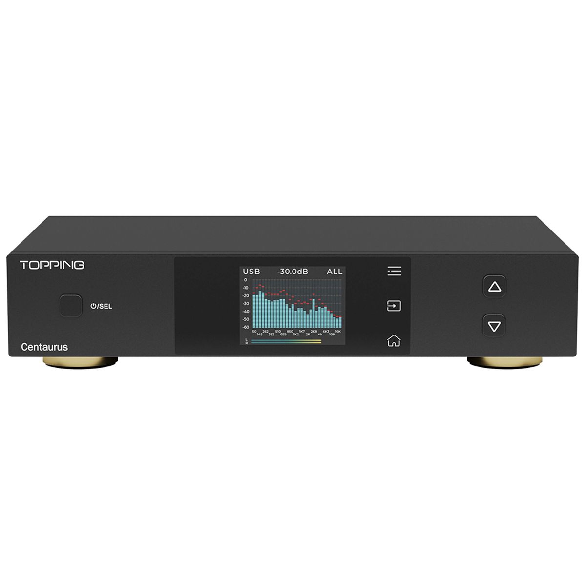 TOPPING CENTAURUS DAC R2R Symétrique XMOS XU316 Bluetooth 5.1 LDAC PCM 32bit 768kHz DSD512 Noir