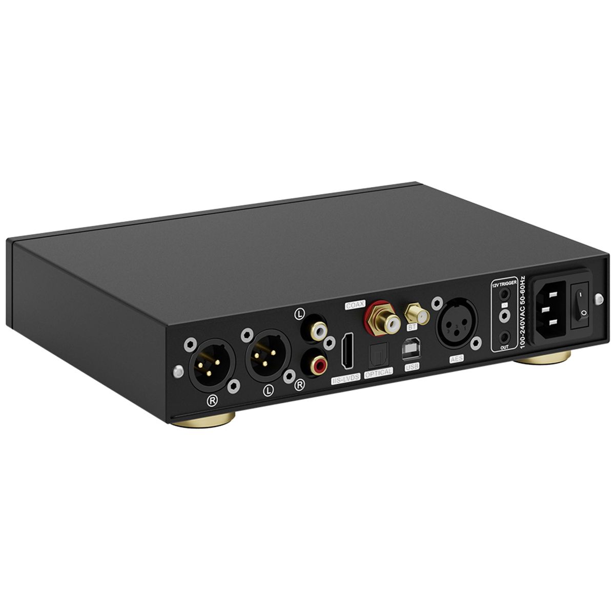 TOPPING CENTAURUS DAC R2R Symétrique XMOS XU316 Bluetooth 5.1 LDAC PCM 32bit 768kHz DSD512 Noir