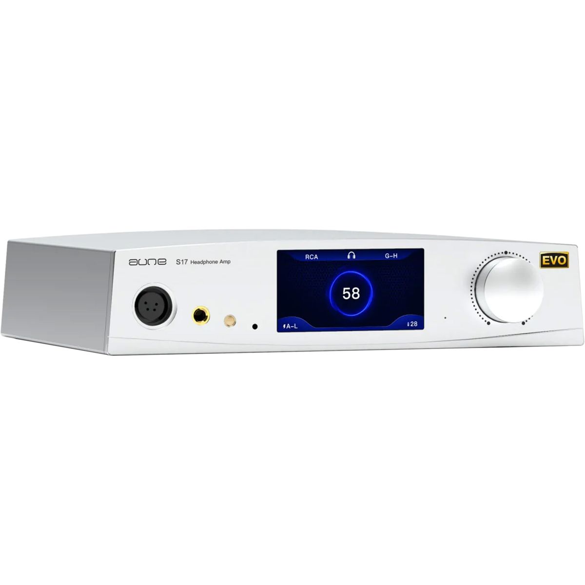 AUNE S17 PRO EVO Amplificateur Casque / Préamplificateur Discret Class A Symétrique 7500mW @32Ω Argent