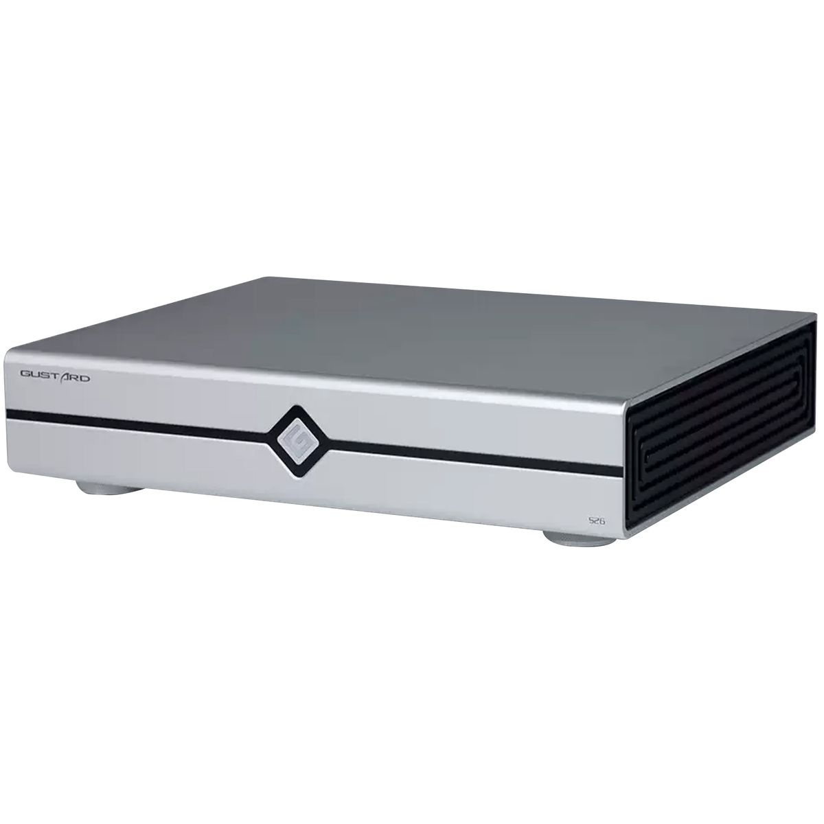 GUSTARD S26 Lecteur Réseau Airplay UpnP Roon 32bit 768kHz DSD512 Argent