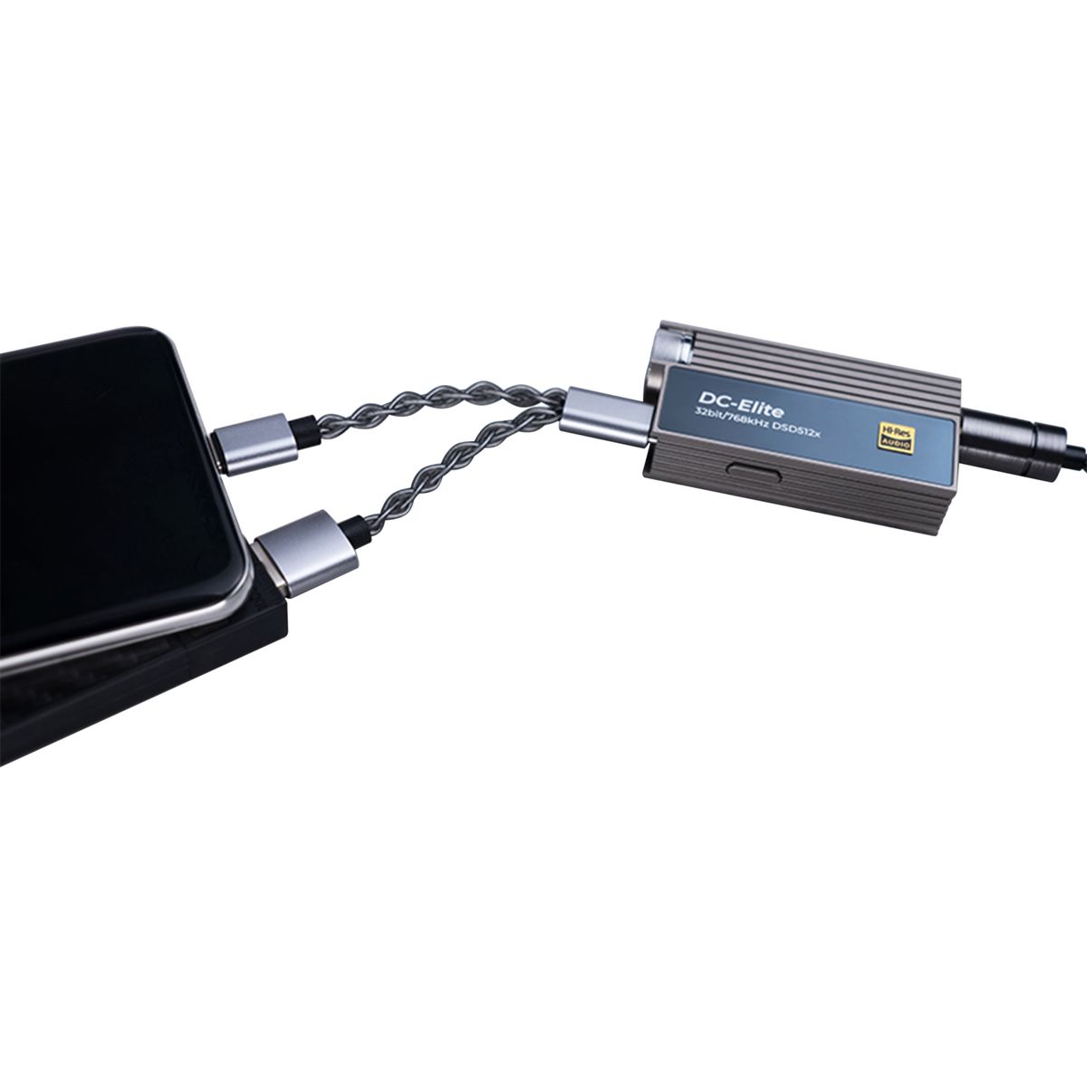 IBASSO CB19 USB-C to USB-C/USB-A Silver-plated Copper Cable 10cm