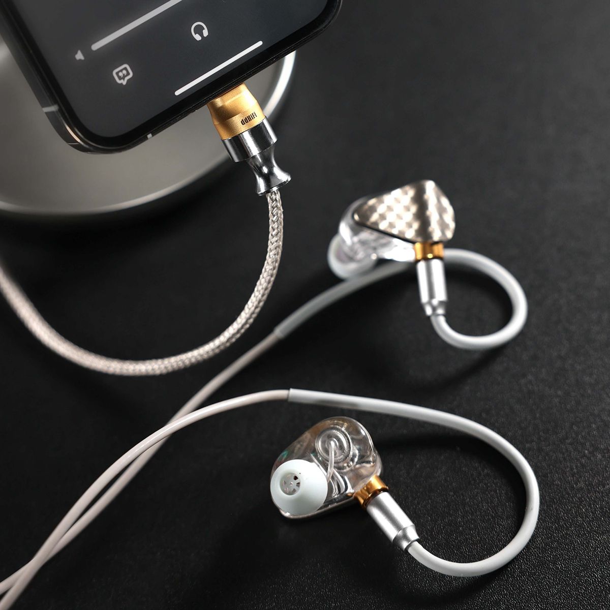 DD M110A Câble pour Casque Lighning DAC vers CIEM 0.78mm 