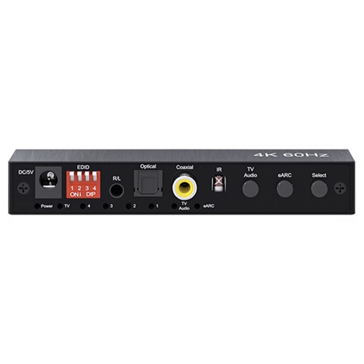 HDMI switcher / eARC Splitter 4K60Hz HDMI 4x1 eARC 1x4 to Toslink optical and Coaxial SPDIF