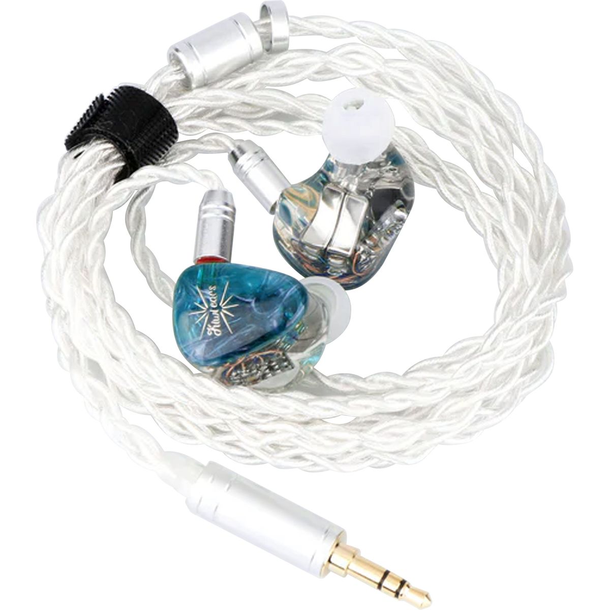 KIWI EARS ORCHESTRA LITE Écouteurs Intra-Auriculaires IEM 8x Balanced Armature 112dB 16 Ohm Bleu