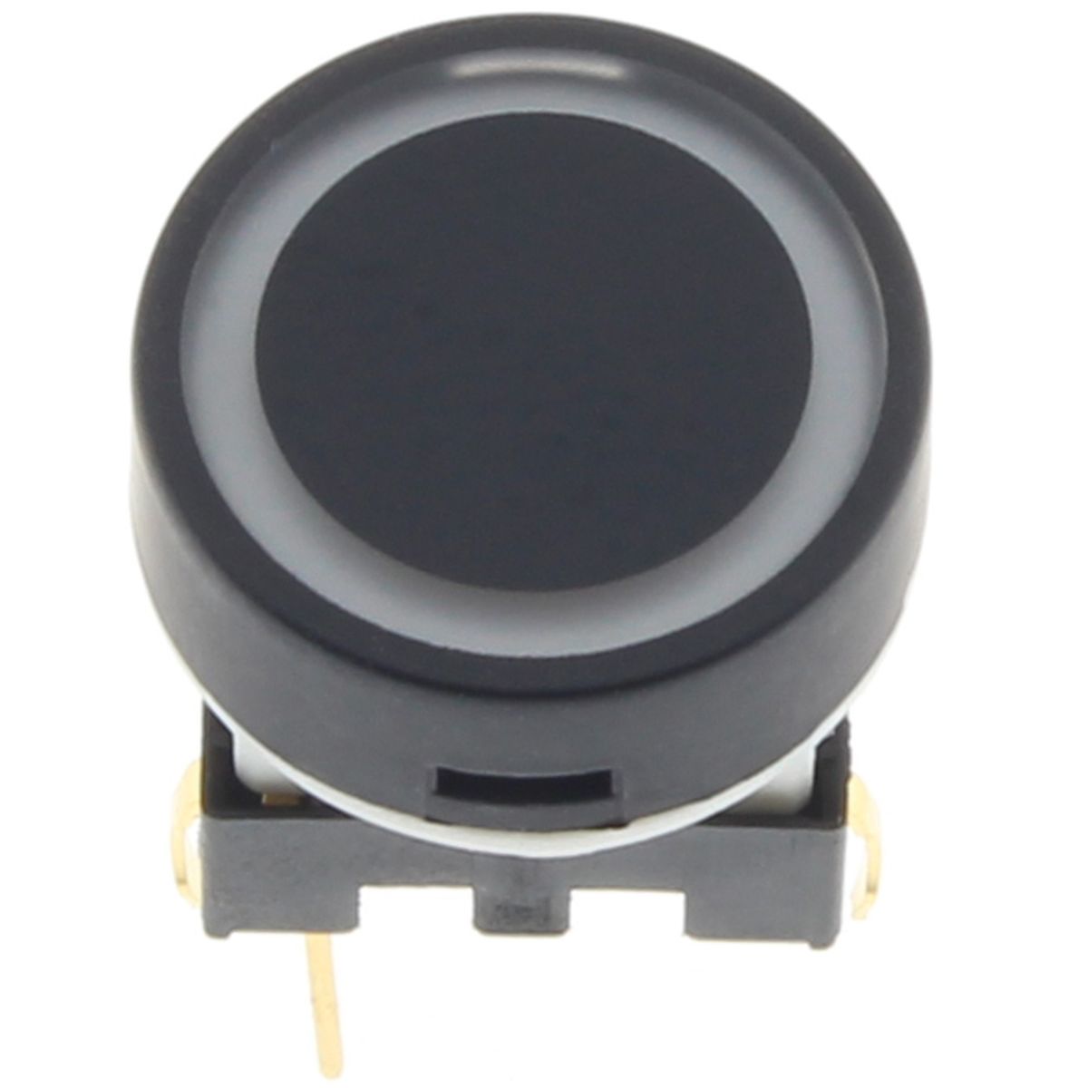 Push Button White Light Circle 12V 0.5A Ø15mm