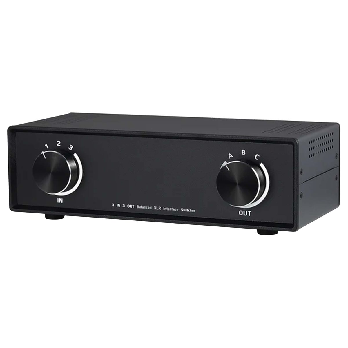 Douk Audio MC303 Commutateur Sélecteur Audio Passif 3 vers 3 XLR 
