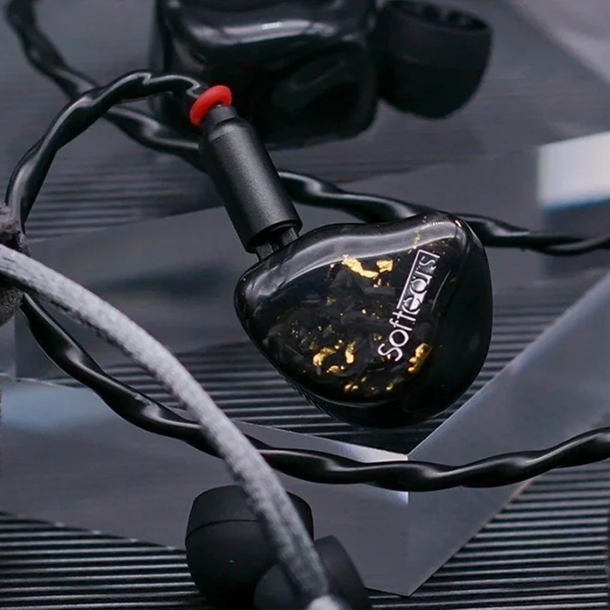 SOFTEARS RSV Écouteurs Intra-Auriculaires IEM Balanced Armature 8 Ohm 125dB 5Hz-40kHz