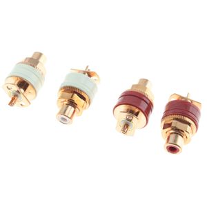 VIBORG RC-101 Embase RCA Cuivre Pur (La paire)