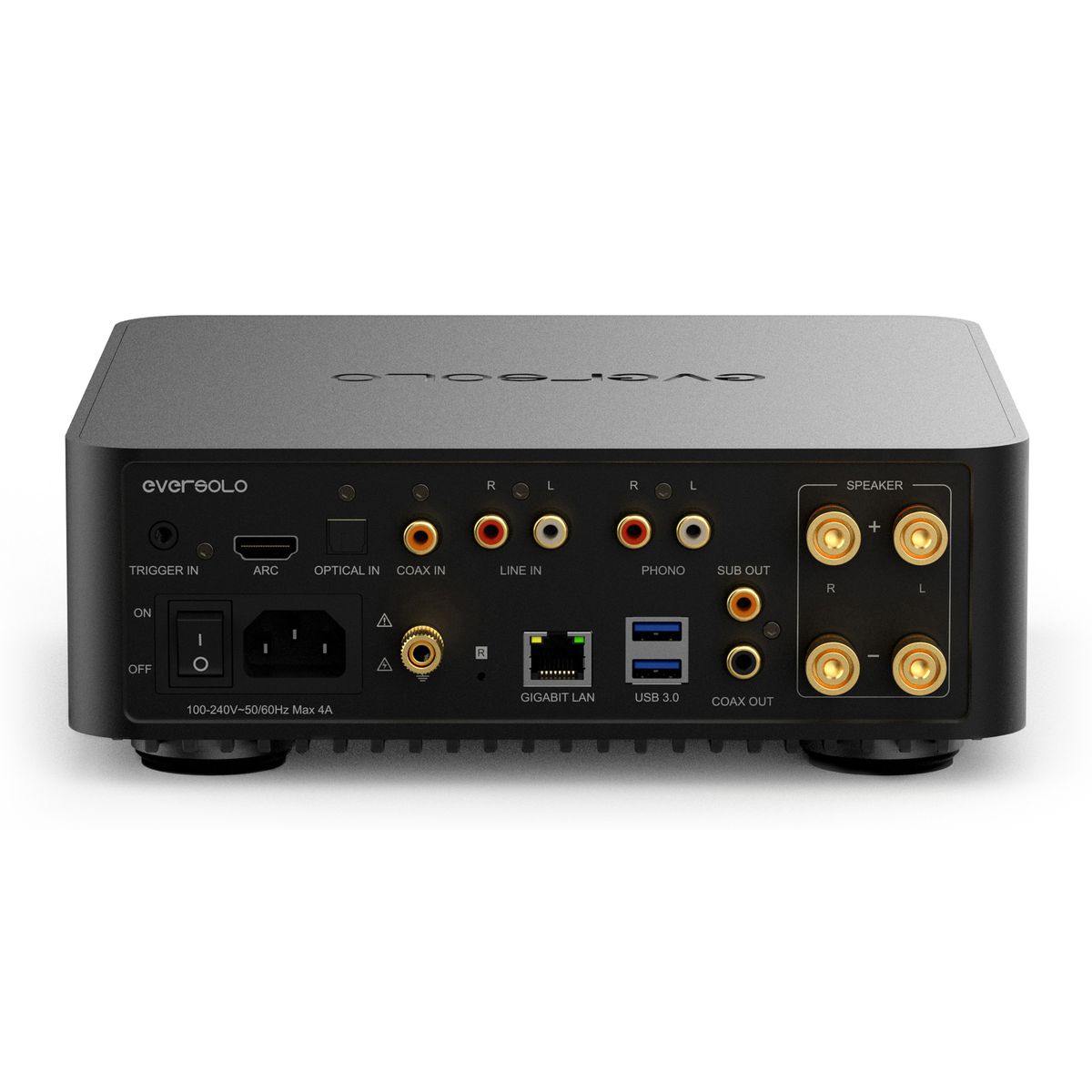 EVERSOLO PLAY Lecteur Réseau DAC Amplificateur 32bit 768kHz DSD512 2x110W 4 Ohm