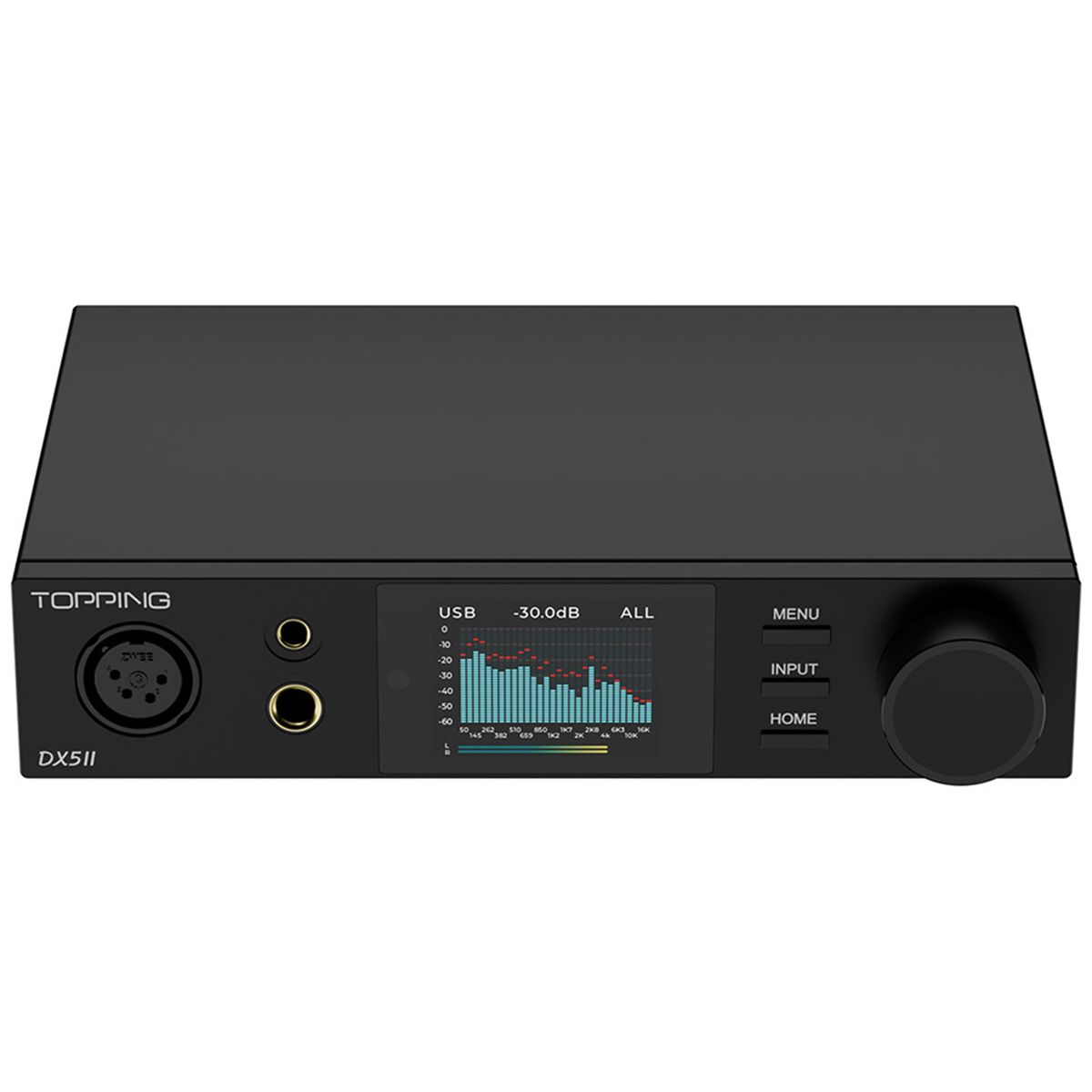 TOPPING DX5 II DAC 2xES9039Q2M Amplificateur Casque X-Hybrid Bluetooth 32bit 768kHz DSD512 Noir