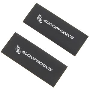 AUDIOPHONICS Gaines Thermorétractables pour Câbles 3:1 Ø12mm Noir (x2)