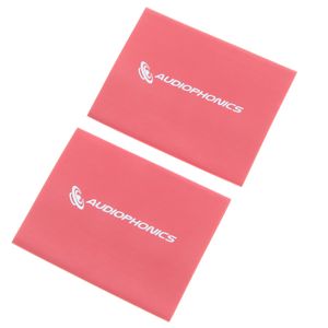 AUDIOPHONICS Gaines Thermorétractables pour câbles 3:1 Ø25mm Rouge (x2)