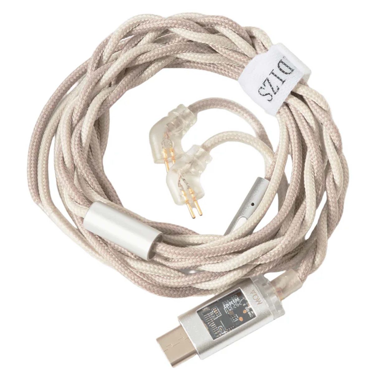 HIDIZS ST2 PRO NEBULA Écouteurs Intra-Auriculaires IEM Dynamiques Ø10mm USB-C 20Hz-40kHz Blanc