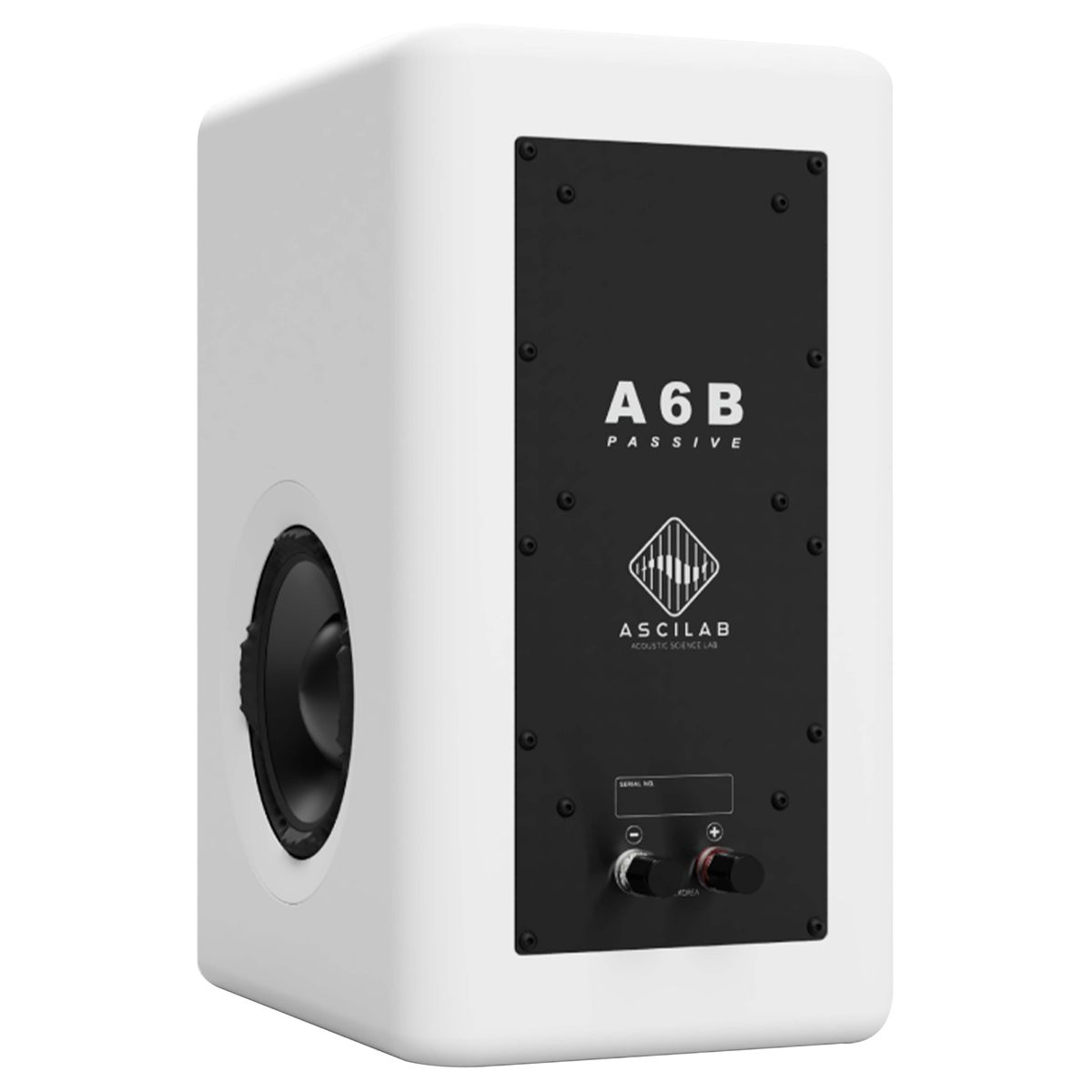 ASCILAB A6B Enceintes Bibliothèque 500W 4 Ohm 82dB Blanc (La paire)