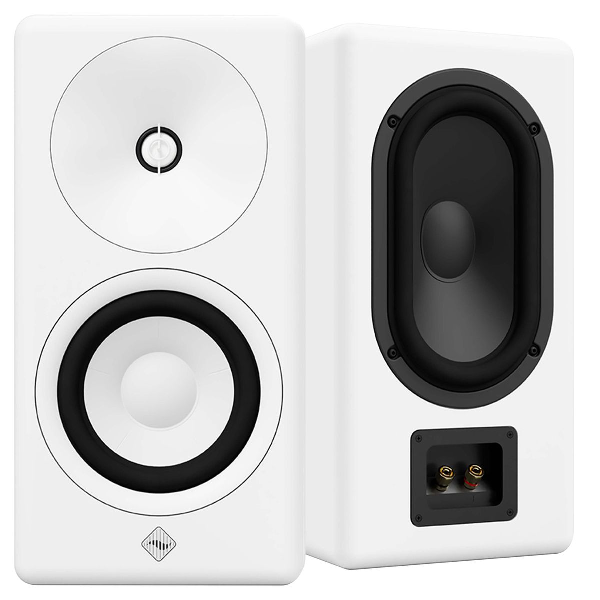 ASCILAB C6B Enceintes Bibliothèque 250W 4 Ohm 85dB Blanc (La paire)