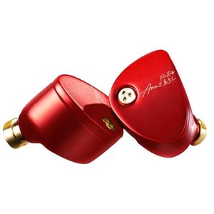 MOONDROP ARIA 2 Écouteurs Intra-Auriculaires IEM Dynamiques 122dB 33 Ohm 16Hz-22kHz Rouge