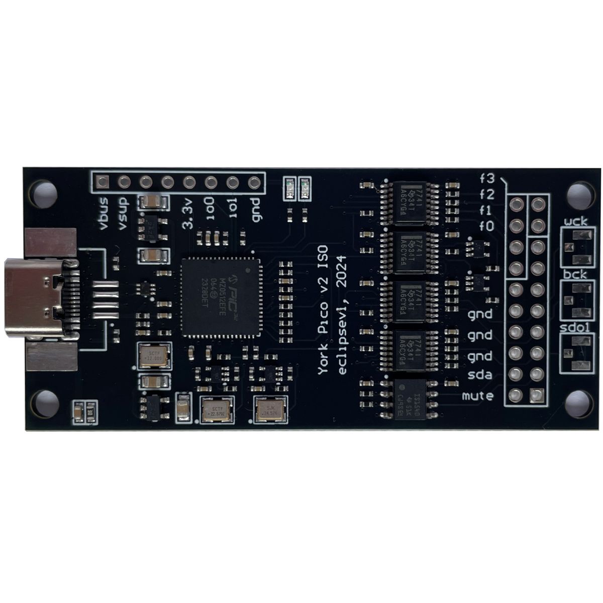YORK PICO ISO C Interface digitale USB-C 192kHz vers I2S