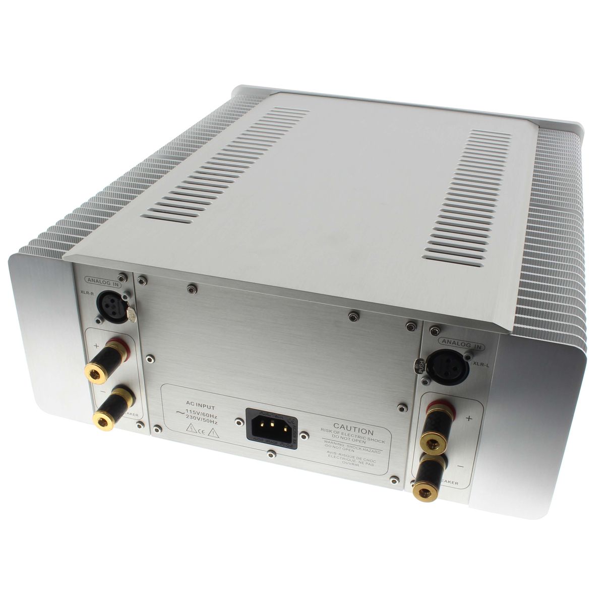 DENAFRIPS THALLO Amplificateur de Puissance Symétrique Discret Class AB 2x220W 4Ω Argent