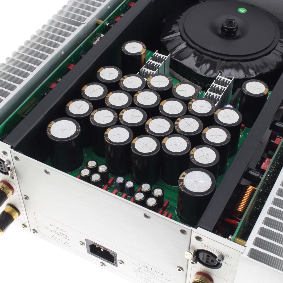 DENAFRIPS THALLO Amplificateur de Puissance Symétrique Discret Class AB 2x220W 4Ω Argent
