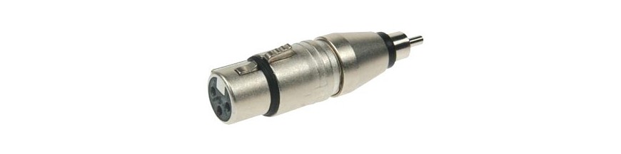 Adaptateurs XLR / RCA